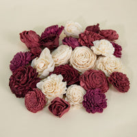 Romance Dyed Assortment 25 Pack - No Bark - Sola Wood Flowers