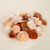 Sun Kissed Dyed Assortment 25 Pack - No Bark - Sola Wood Flowers